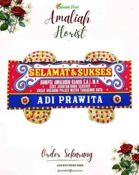 Papan Bunga Ucapan Selamat Sagerat